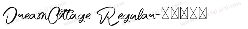DreamCottage Regular字体转换